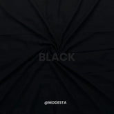 Plain Georgette - Black #3